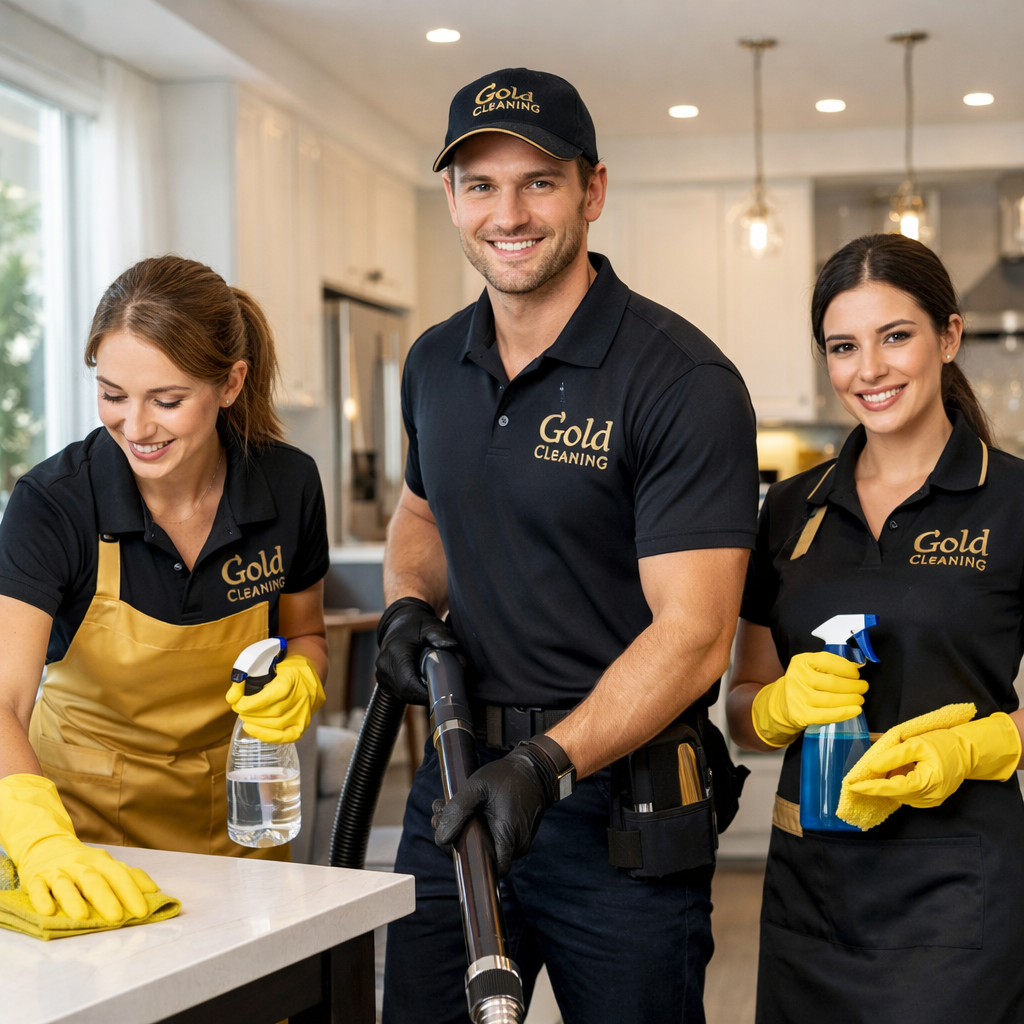 Gold Cleaning residential cleaning team in Marietta, Georgia